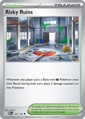 Risky Ruins #127/132 | Mega Evolution Base Set | Uncommon  - Non Holo