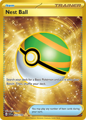 Nest Ball #255/198 | Scarlet & Violet Base Set| Hyper Rare