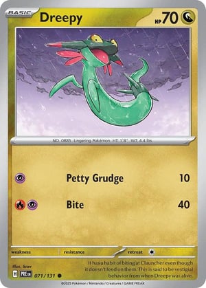 Dreepy #071/131 | Prismatic Evolutions | Common- Pokeball