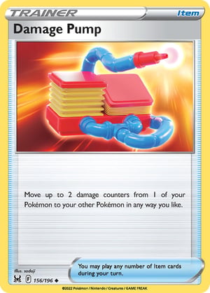 Damage Pump #156/196  | Lost Origin | Uncommon  - Non Holo