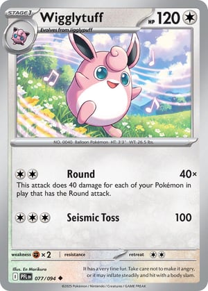Wigglytuff #077/094 | Phantasmal Flames | Uncommon  - Non Holo