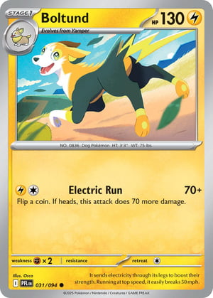 Boltund #031/094 | Phantasmal Flames | Common  - Non Holo