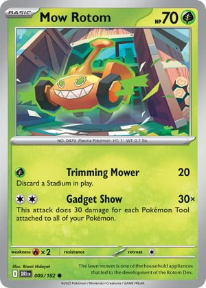 Mow Rotom #009/182 | Destined Rivals | Common - Non Holo