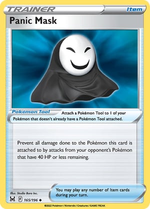 Panic Mask #165/196  | Lost Origin | Uncommon  - Non Holo