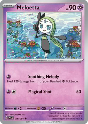 Meloetta #040/094 | Phantasmal Flames | Uncommon  - Non Holo