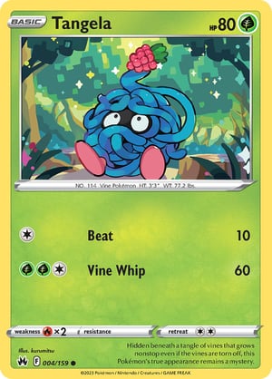 Tangela #004/159 | Crown Zenith | Common  - Non Holo