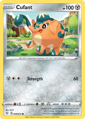 Cufant    #049/072 | Shining Fates | Common - Non Holo