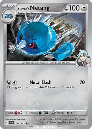 Steven's Metang #144/182 | Destined Rivals | Uncommon - Non Holo