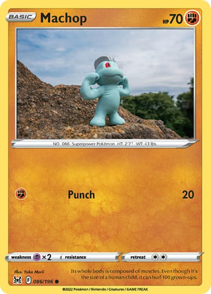 Machop #086/196  | Lost Origin | Common  - Non Holo