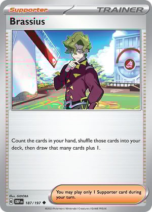 Brassius #187/197 | Obsidian Flames| Uncommon - Non Holo