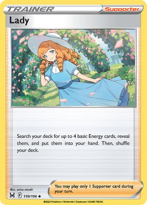 Lady #159/196  | Lost Origin | Uncommon  - Non Holo
