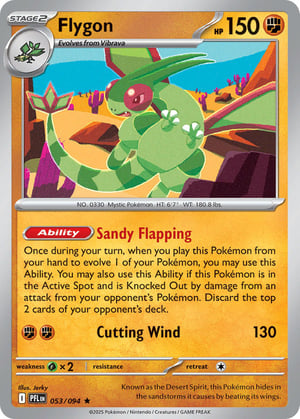 Flygon #053/094 | Phantasmal Flames | Rare  - Holo