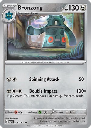 Bronzong #127/191  | Surging Sparks| Common - Non Holo
