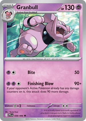 Granbull #038/094 | Phantasmal Flames | Uncommon  - Non Holo