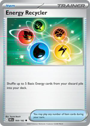 Energy Recycler #164/182 | Destined Rivals | Uncommon - Non Holo