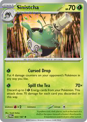 Sinistcha #022/167 | Twilight Masquerade | Rare - Holo