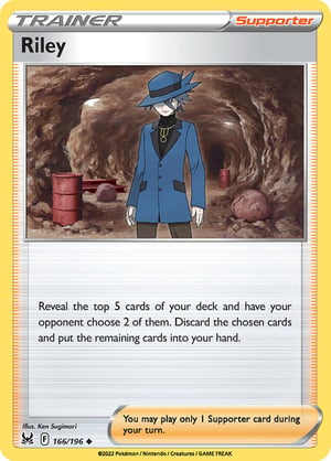 Riley #166/196  | Lost Origin | Uncommon  - Non Holo