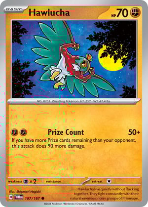 Hawlucha #107/167 | Twilight Masquerade | Common - Non Holo