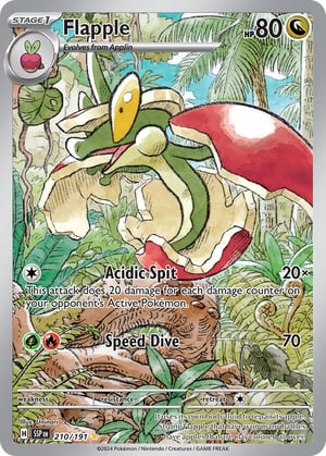 Flapple #210/191  | Surging Sparks| Illustration Rare