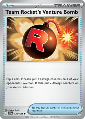 Team Rocket's Venture Bomb #179/182 | Destined Rivals | Uncommon - Non Holo
