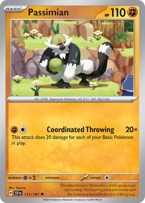 Passimian #111/191  | Surging Sparks| Uncommon - Non Holo