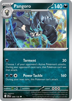 Pangoro #099/159 | Journey Together | Uncommon - Non Holo