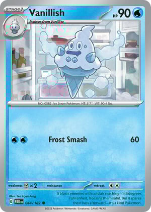 Vanillish #044/182 | Paradox Rift | Common - Non Holo