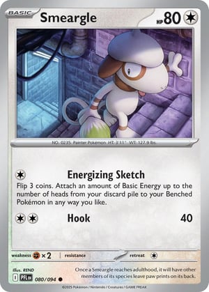 Smeargle #080/094 | Phantasmal Flames | Common  - Non Holo