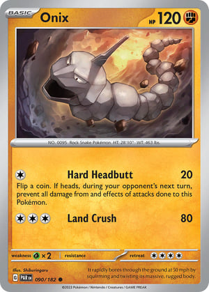 Onix #090/182 | Paradox Rift | Common- Rev Holo