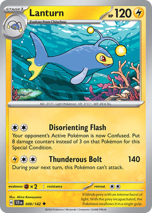 Lanturn #049/142  | Stellar Crown | Uncommon - Non Holo