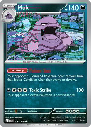 Muk #127/198 | Scarlet & Violet Base Set| Uncommon - Non Holo