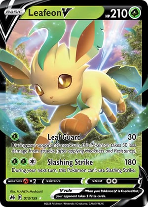 Leafeon V #013/159 | Crown Zenith | Ultra Rare