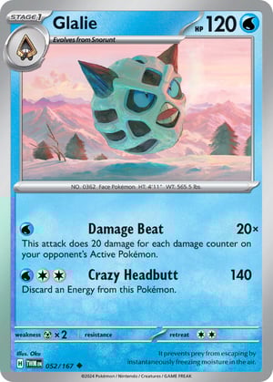 Glalie #052/167 | Twilight Masquerade | Uncommon - Non Holo