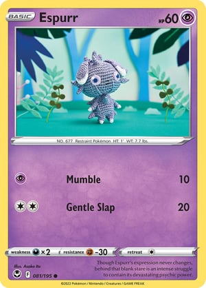Espurr #081/195 | Silver Tempest | Common  - Non Holo