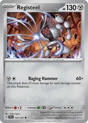 Registeel #125/191  | Surging Sparks| Uncommon - Non Holo