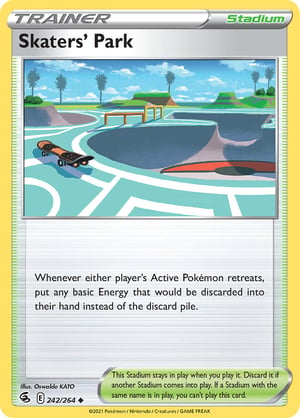 Skater's Park #242/264 | Fusion Strike | Uncommon  - Non Holo
