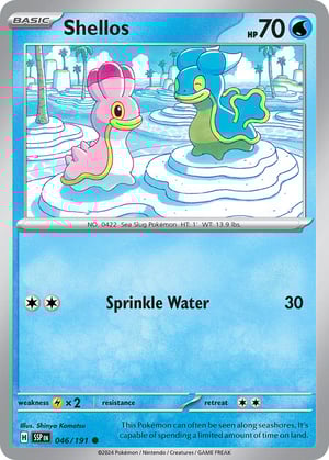 Shellos #046/191  | Surging Sparks| Common - Non Holo