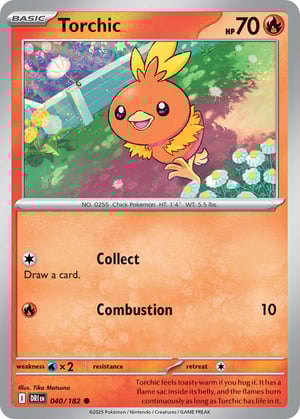 Torchic #040/182 | Destined Rivals | Common - Non Holo