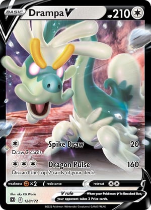 Drampa V  #128/172 | Brilliant Stars | Ultra Rare - Regular