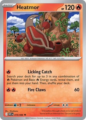 Heatmor #019/086 | White Flare | Uncommon - Non Holo