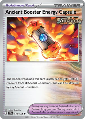 Ancient Booster Energy Capsule #140/162  | Temporal Forces| Uncommon - Non Holo