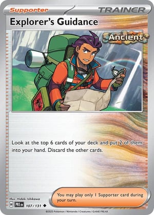 Explorer's Guidance #107/131 | Prismatic Evolutions | Uncommon - Non Holo
