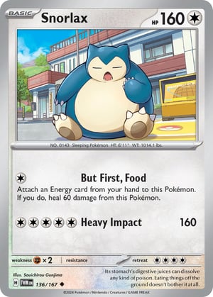 Snorlax #136/167 | Twilight Masquerade | Uncommon - Non Holo