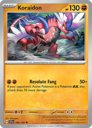 Koraidon #090/142  | Stellar Crown | Uncommon - Non Holo