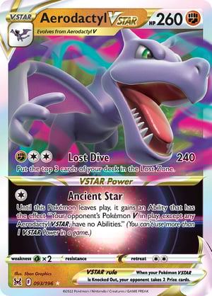Aerodactyl VSTAR #093/196  | Lost Origin | Ultra Rare - Regular