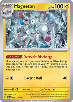 Magneton #059/191  | Surging Sparks| Uncommon - Non Holo