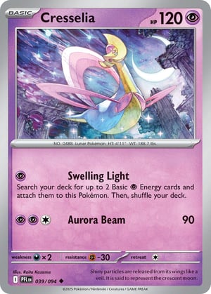Cresselia #039/094 | Phantasmal Flames | Uncommon  - Non Holo