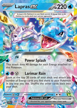 Lapras ex #032/142  | Stellar Crown | Double Rare