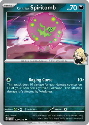 Cynthia's Spiritomb #129/182 | Destined Rivals | Uncommon - Non Holo