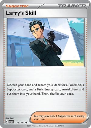 Larry's Skill #115/131 | Prismatic Evolutions | Common- Pokeball